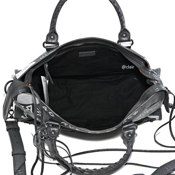Balenciaga Medium Graffiti Classic City Satchel - Picture 6 of 9
